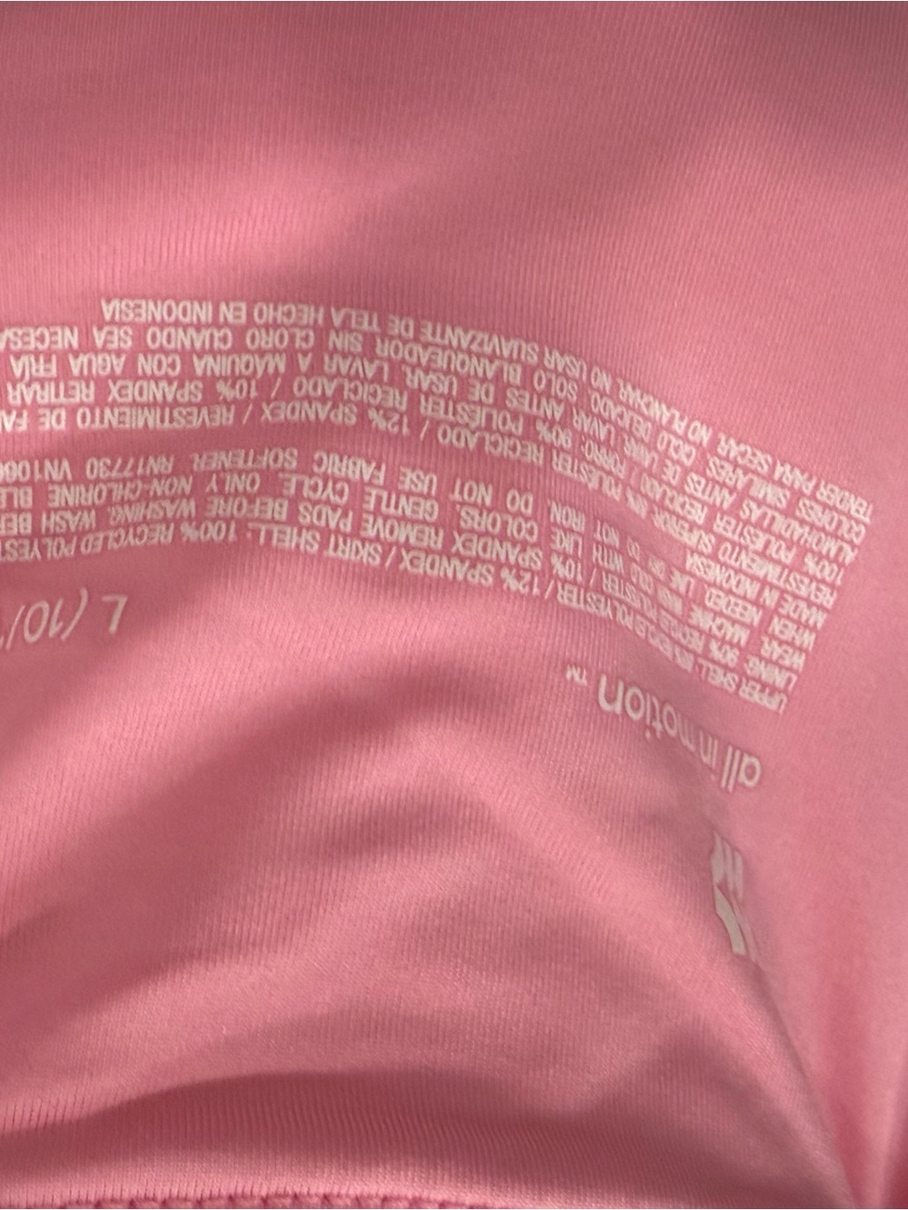 all in motion Girls' Pink Pleated Tank Dress - Picture 9 of 9